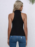 Buy Shein Turtleneck Ribbed Knit Top in Pakistan