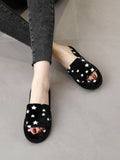 Buy SHEIN Star Pattern Fluffy Bedroom Slippers in Pakistan