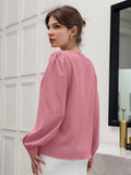 Buy Puff Sleeve Solid Blouse in Pakistan