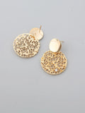 Buy Shein Rhinestone Decor Hollow Out Round Drop Earrings in Pakistan