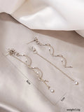 Buy Shein Rhinestone Decor Drop Earrings in Pakistan