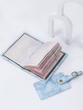 Buy SHEIN Letter Graphic Marble Pattern Passport Case With Luggage Tag in Pakistan