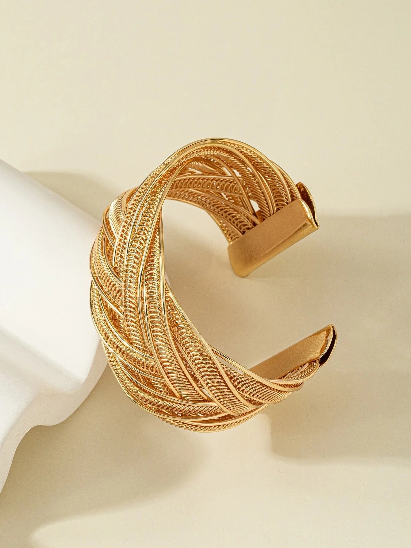Buy Shein Twist Decor Cuff Bangle in Pakistan