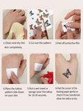 Buy SHEIN 1sheet Butterfly Pattern Tattoo Sticker in Pakistan