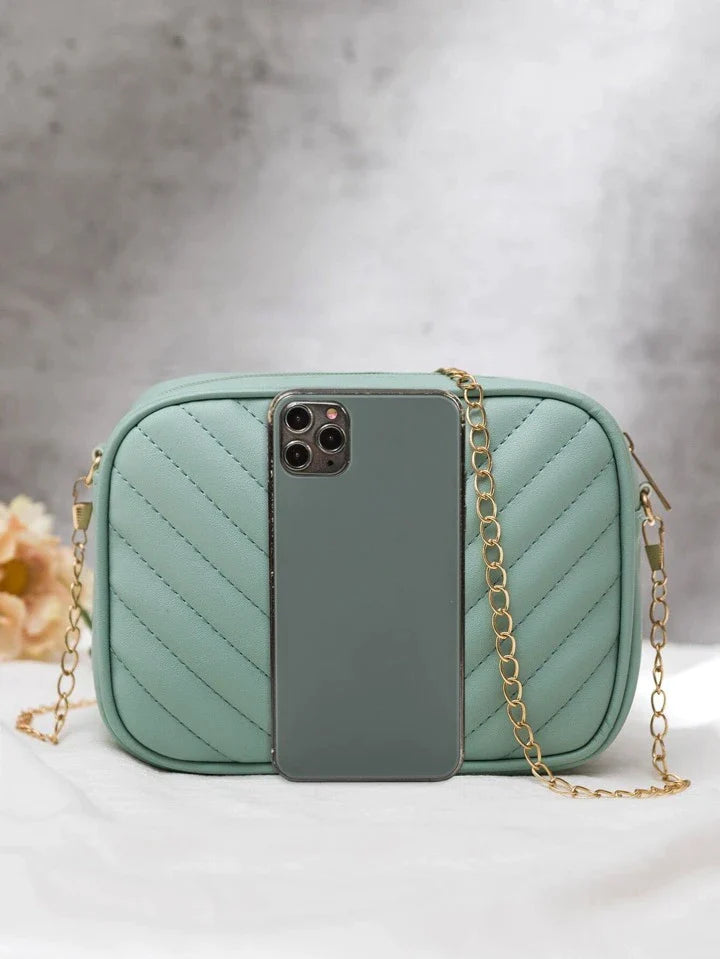 Buy Chevron Charm Crossbody Bag in Pakistan