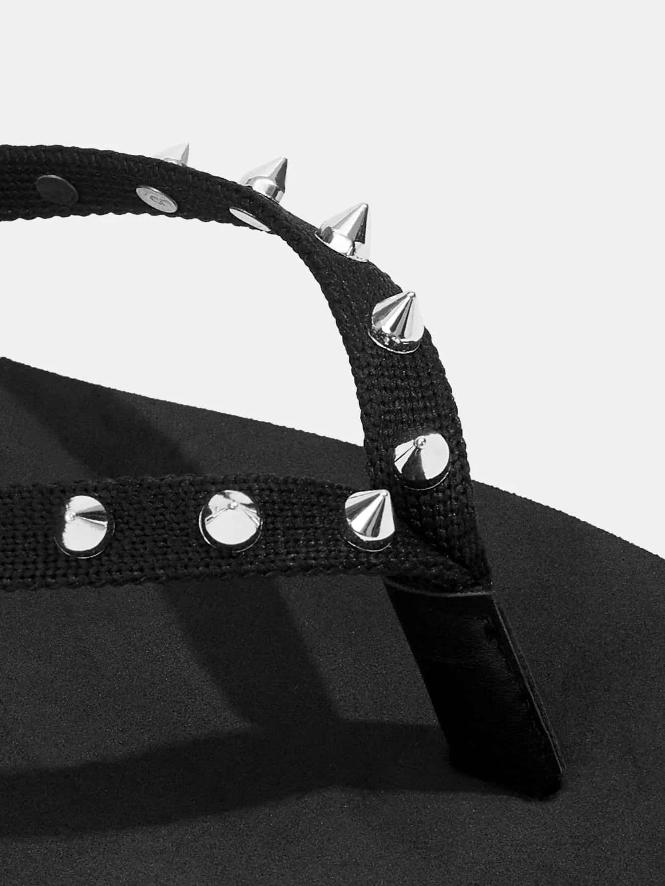 Buy SHEIN CUCCOO Trending Spiked Decor Flip Flops in Pakistan