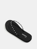 Buy SHEIN CUCCOO Trending Spiked Decor Flip Flops in Pakistan