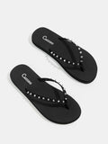 Buy SHEIN CUCCOO Trending Spiked Decor Flip Flops in Pakistan