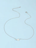 Buy Shein Cubic Zirconia Decor Bird Charm Necklace in Pakistan