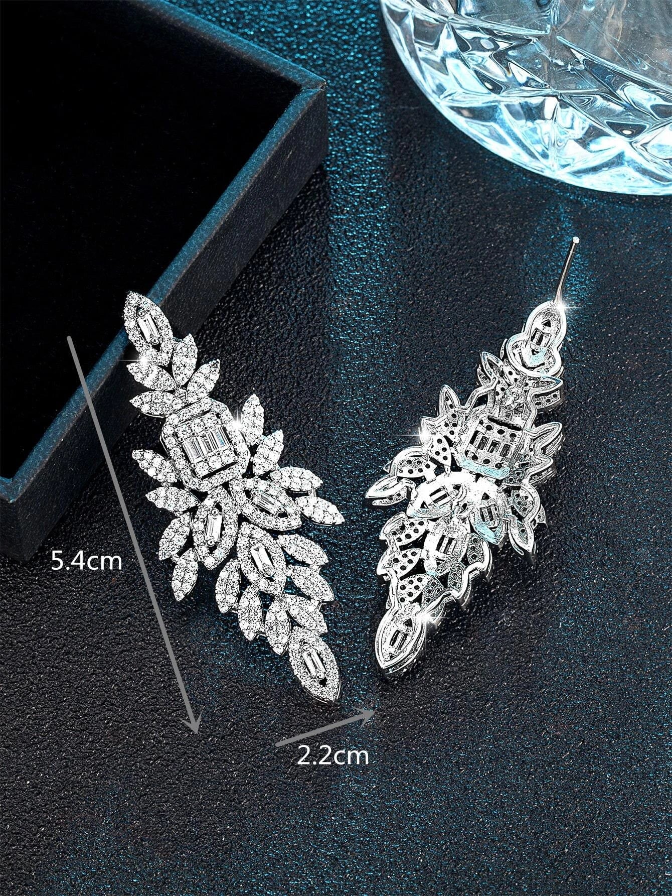 Buy Shein Zircon Decor Drop Earrings in Pakistan