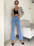 Buy SHEIN DAZY Single Button Crop Blazer in Pakistan