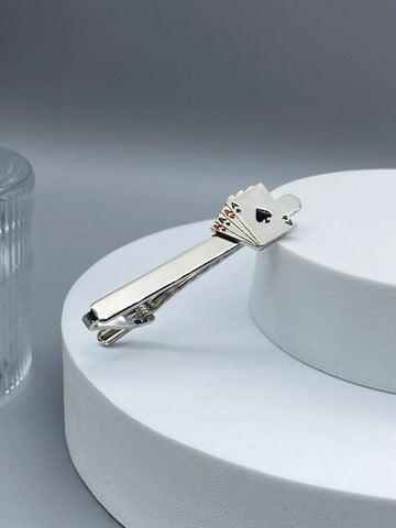 Buy SHEIN Men Playing Card Decor Tie Clip in Pakistan