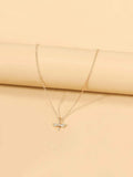 Buy Shein Dragonfly Pendant Necklace in Pakistan