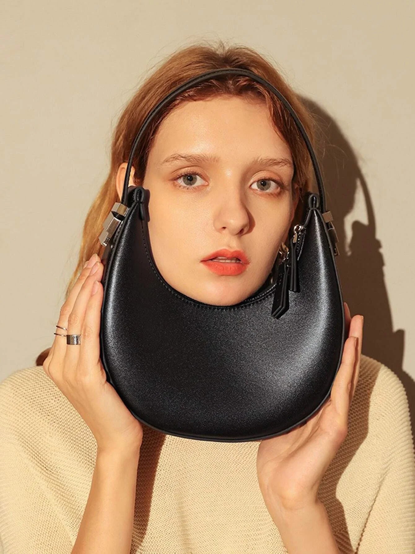 Buy SHEIN Niche Hobo Bag, Women's Versatile Shoulder Bag, Elegant Underarm Bag in Pakistan