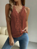 Buy SHEIN Guipure Lace V-neck Tank Top in Pakistan