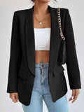Buy SHEIN Unity Solid Shawl Collar Blazer in Pakistan