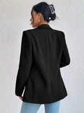 Buy SHEIN Unity Solid Shawl Collar Blazer in Pakistan