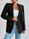 Buy SHEIN Unity Solid Shawl Collar Blazer in Pakistan