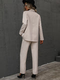 Buy SHEIN Single Button Lapel Collar Blazer & Tailored Pants in Pakistan