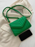 Buy SHEIN Mini Chevron Quilted Flap Square Bag in Pakistan