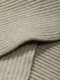 Buy Shein DAZY Rib-knit Wrap Cross Raglan Sleeve Crop Sweater in Pakistan