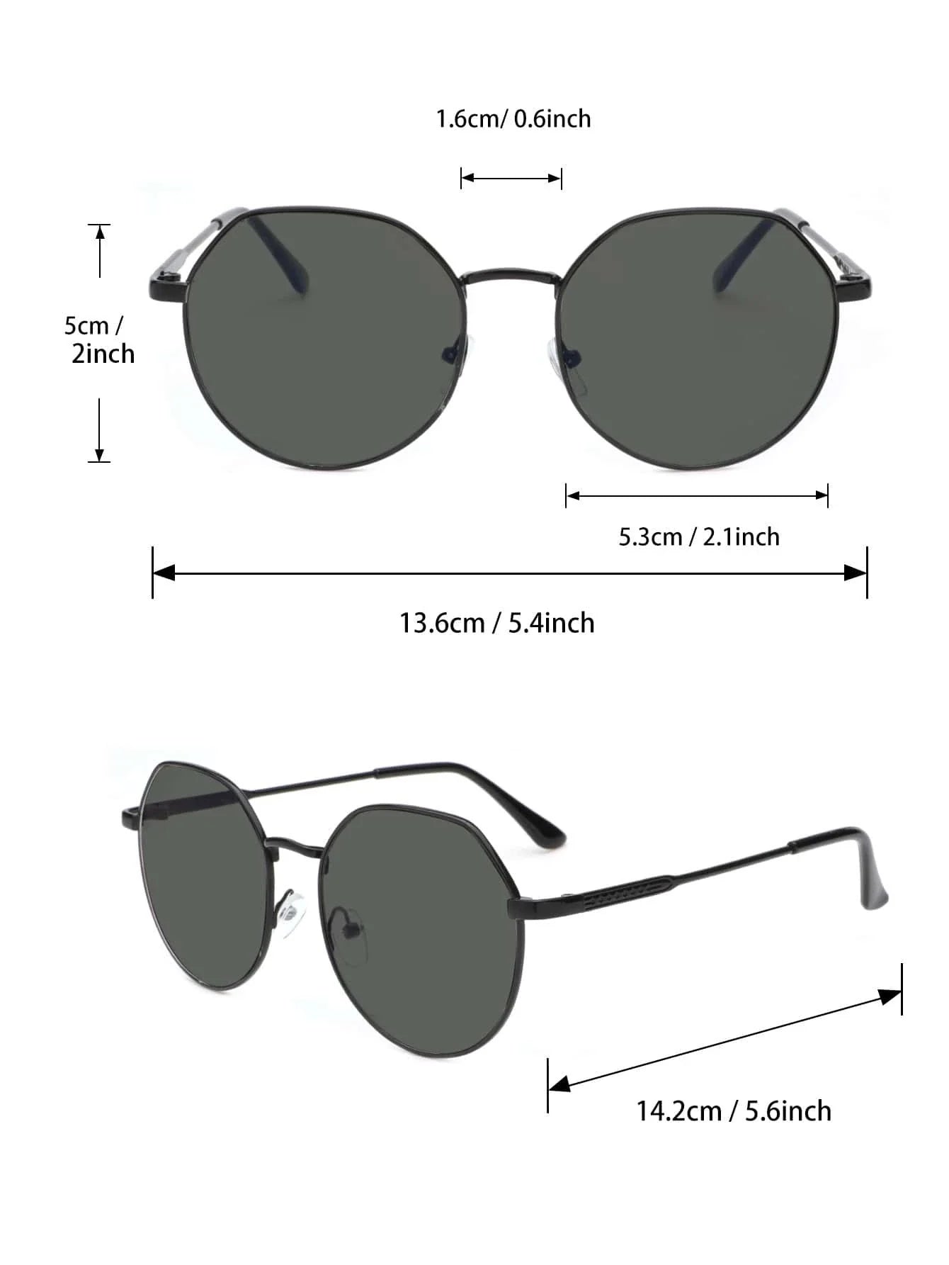 Buy SHEIN Metal Frame Fashion Glasses in Pakistan