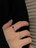 Buy Shein 2pcs Heart Decor Cuff Ring in Pakistan