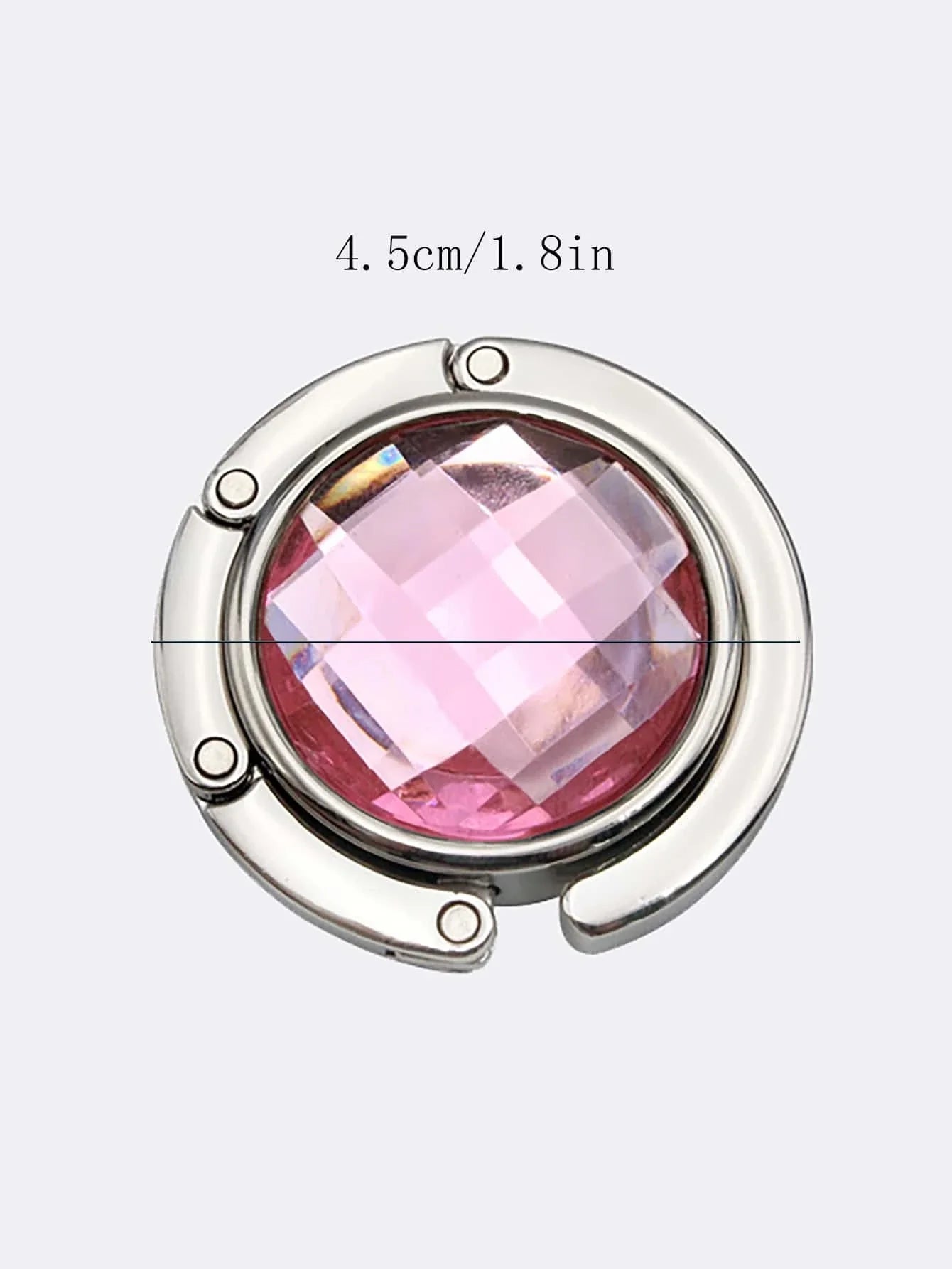Buy SHEIN Fashion Bag Holder, Handbag Hanger, Folding Hook Holder, Portable Key Ring Rack, Table Hook, Hardware Travel Outdoor Storage in Pakistan