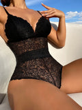 Buy SHEIN Floral Lace Underwire Lingerie Set in Pakistan