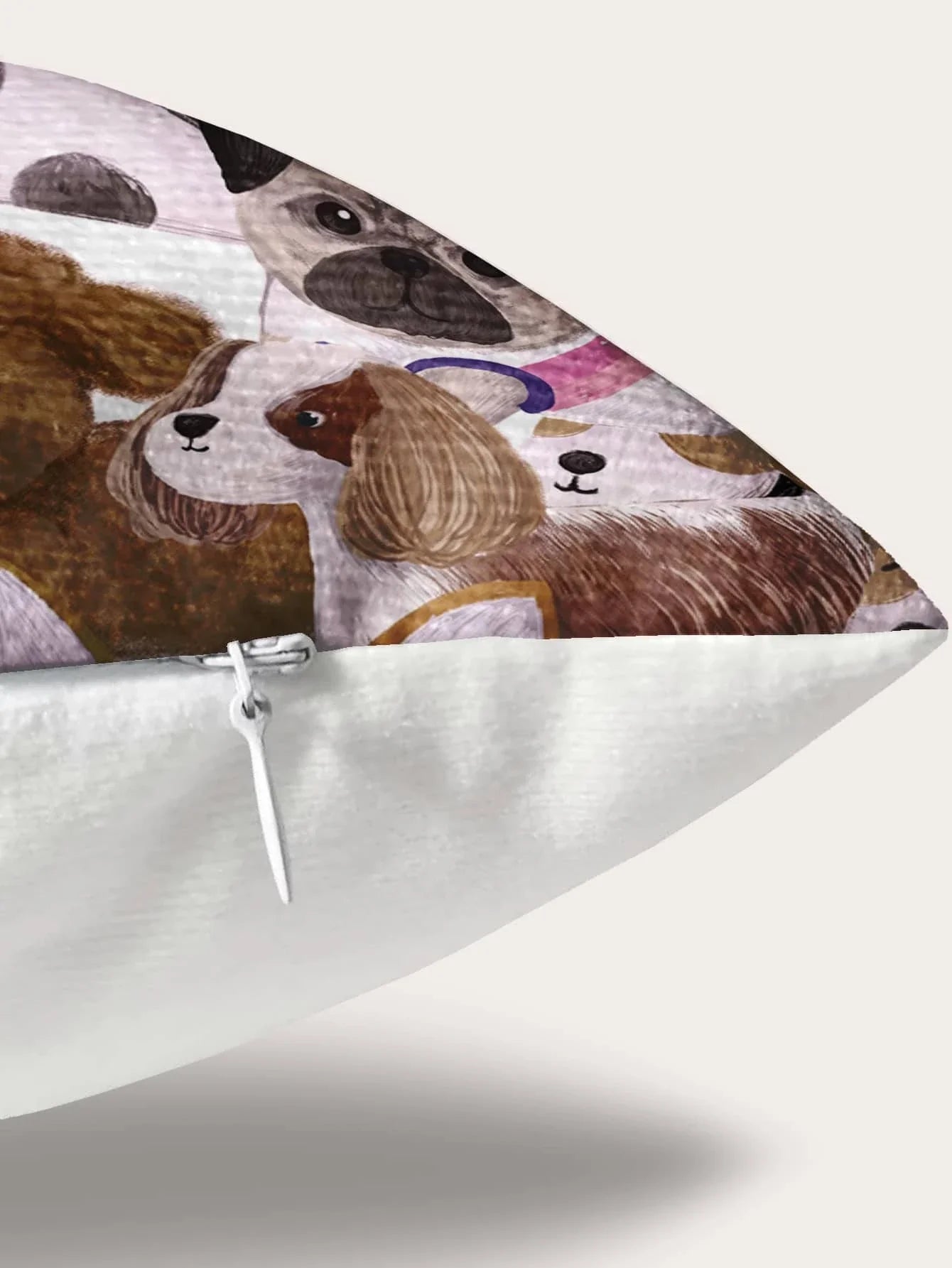 Buy Shein Dog Print Cushion Cover Without Filler in Pakistan