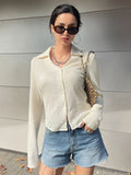 Buy SHEIN Solid Button Front Shirt in Pakistan