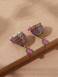 Buy SHEIN Bead Tassel Jhumka Drop Earrings in Pakistan