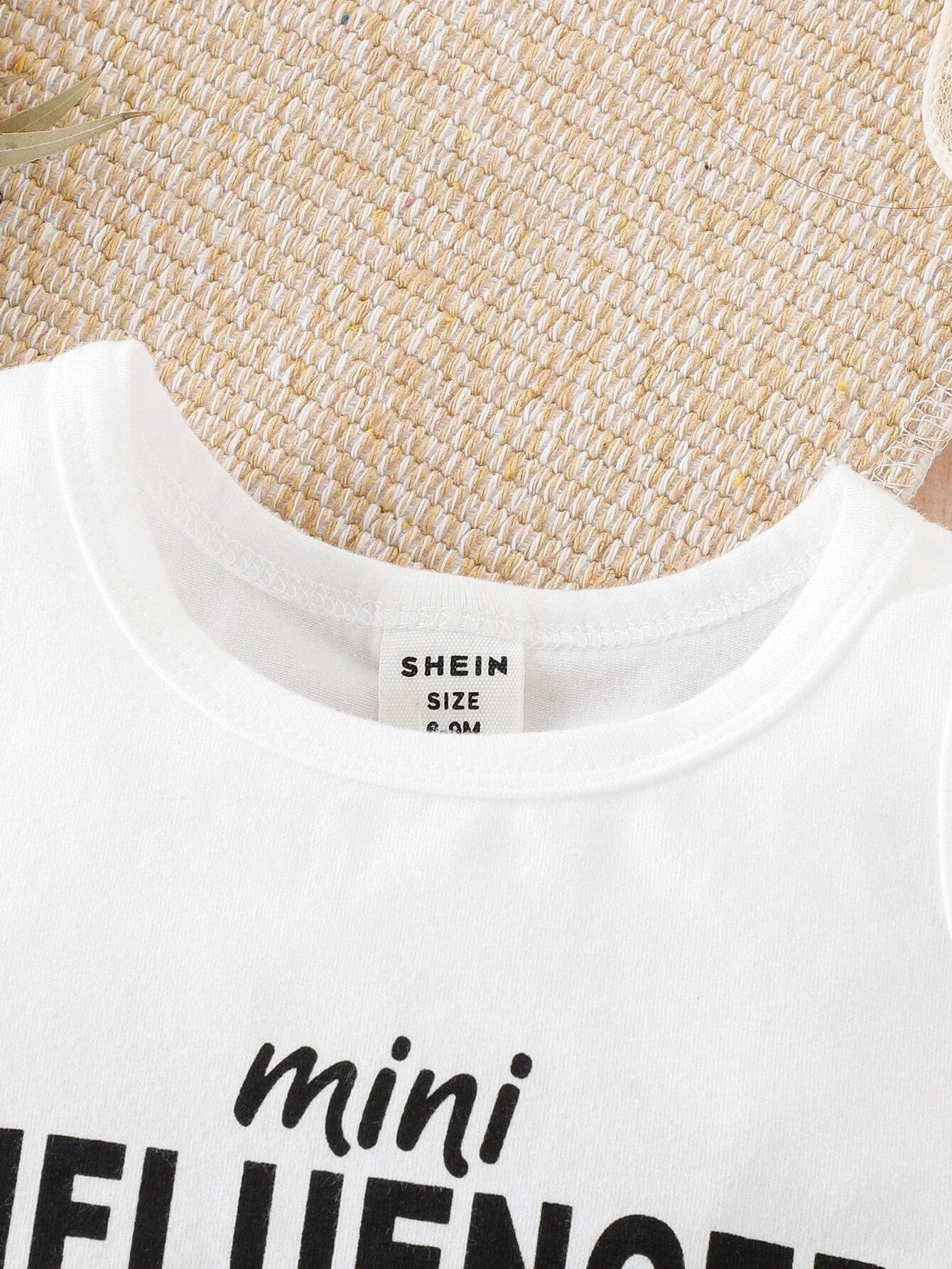 Buy SHEIN Baby Letter Graphic Tank Top & Flap Detail Pants in Pakistan