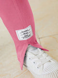 Buy SHEIN Baby Letter Patched Detail Tee & Split Hem Pants in Pakistan