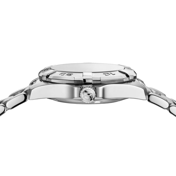 Buy Tag Heuer Aquaracer Blue Dial Silver Steel Strap Watch for Women - WBD1312.BA0740 in Pakistan