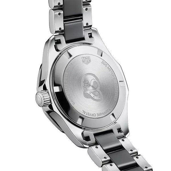 Buy Tag Heuer Aquaracer Quartz Black Dial Two Tone Steel Strap Watch for Women - WAY131C.BA0913 in Pakistan