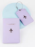 Buy SHEIN 2pcs Letter Graphic Passport Case & Luggage Tag in Pakistan