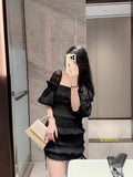 Buy SHEIN Mini Square Bag Glitter Glamorous Chain Strap in Pakistan