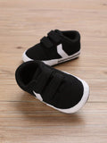 Buy SHEIN Baby Boys Two Tone Hook-and-loop Fastener Canvas Sporty Skate Shoes For Spring And Autumn in Pakistan