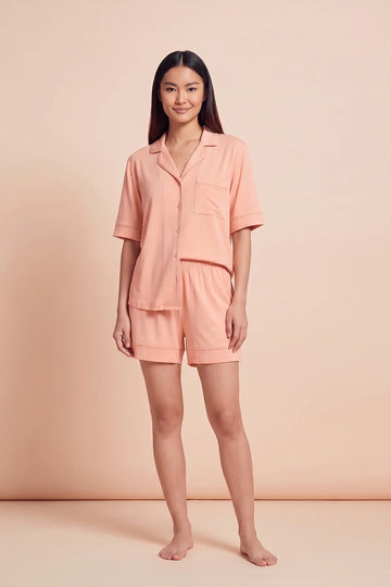 Linen Shortie Set - Blossom