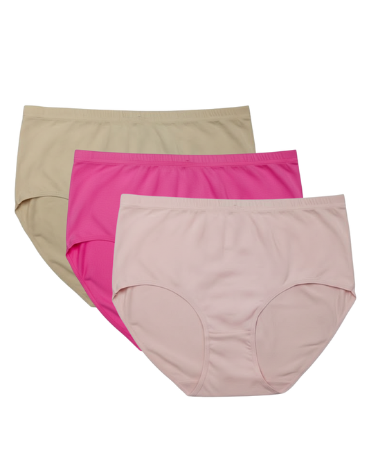 Buy Sajiero Pack of 3 Plus Size Panty - Comfort Trio in Pakistan
