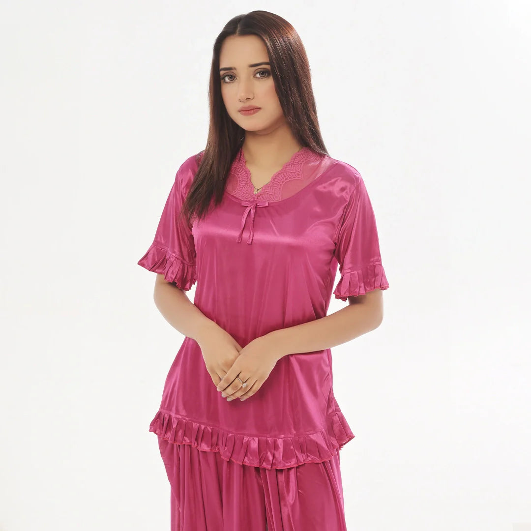 Buy Sajiero Patiala Silk Pajama Suit in Pakistan