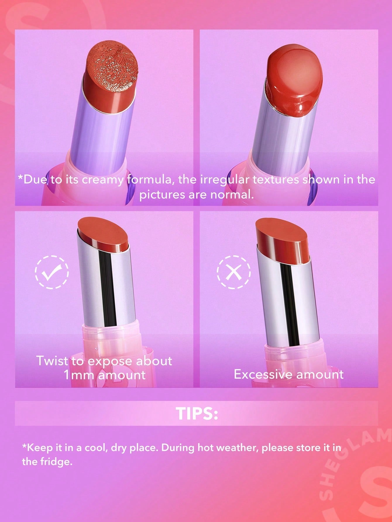 Buy SHEGLAM Mirror Kiss High-Shine Lipstick-Rule Breaker in Pakistan
