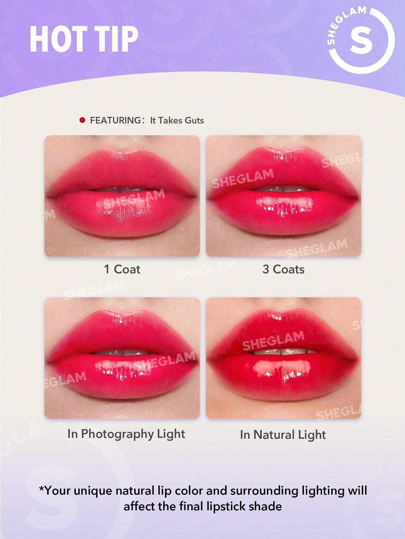 Buy SHEGLAM Mirror Kiss High-Shine Lipstick-Rule Breaker in Pakistan