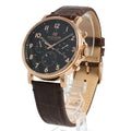 Buy Tommy Hilfiger Mens Quartz Brown Leather Strap Black Dial 45mm Watch - 1710379 in Pakistan