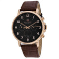 Buy Tommy Hilfiger Mens Quartz Brown Leather Strap Black Dial 45mm Watch - 1710379 in Pakistan