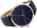 Buy Tommy Hilfiger Mens Quartz Leather Strap Blue Dial 44mm Watch - 1710405 in Pakistan