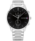 Buy Tommy Hilfiger Mens Quartz Stainless Steel Black Dial 44mm Watch - 1710407 in Pakistan