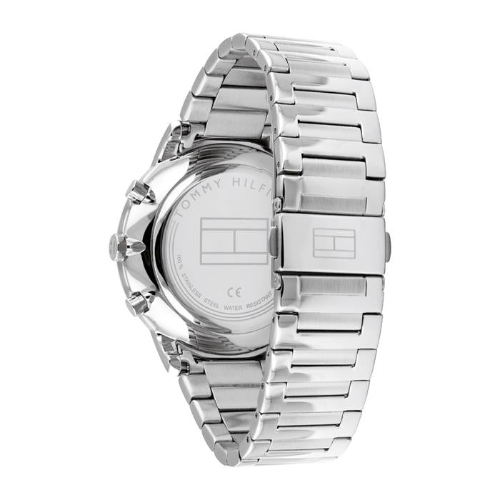Buy Tommy Hilfiger Mens Quartz Stainless Steel Black Dial 44mm Watch - 1710407 in Pakistan