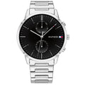 Buy Tommy Hilfiger Mens Quartz Stainless Steel Black Dial 44mm Watch - 1710407 in Pakistan
